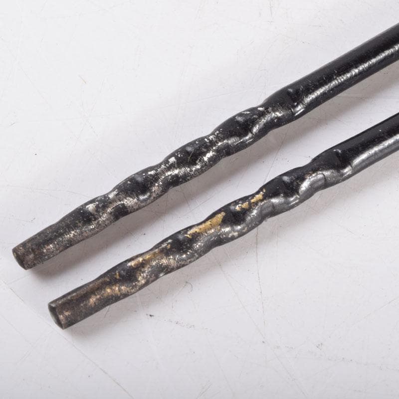 茶道具　金工師　木村清五郎造　美津火箸　共箱　C　8672