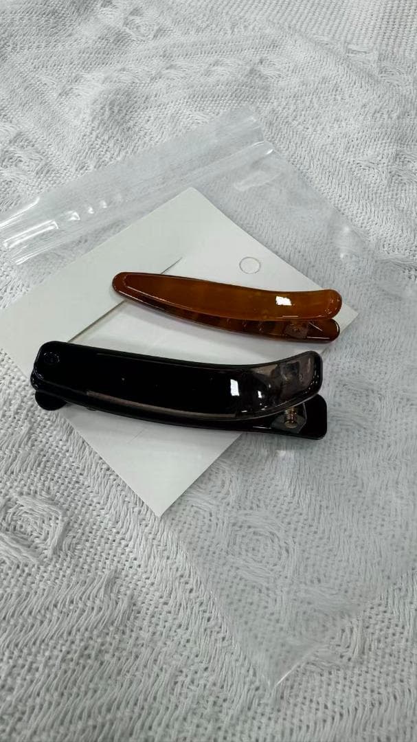 カラフルヘアクリップ2個セット