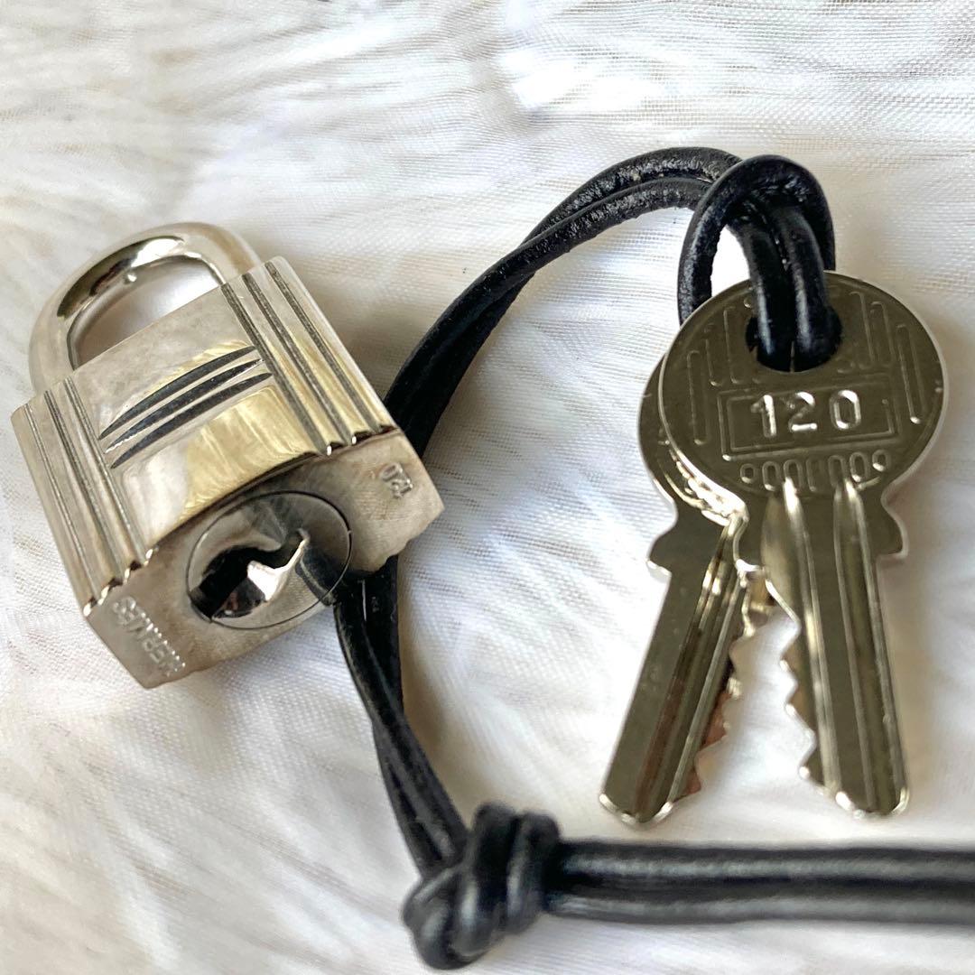 新品未使用*HERMÈS/エルメス■カデナ パドロック/南京錠+鍵2本■シルバー