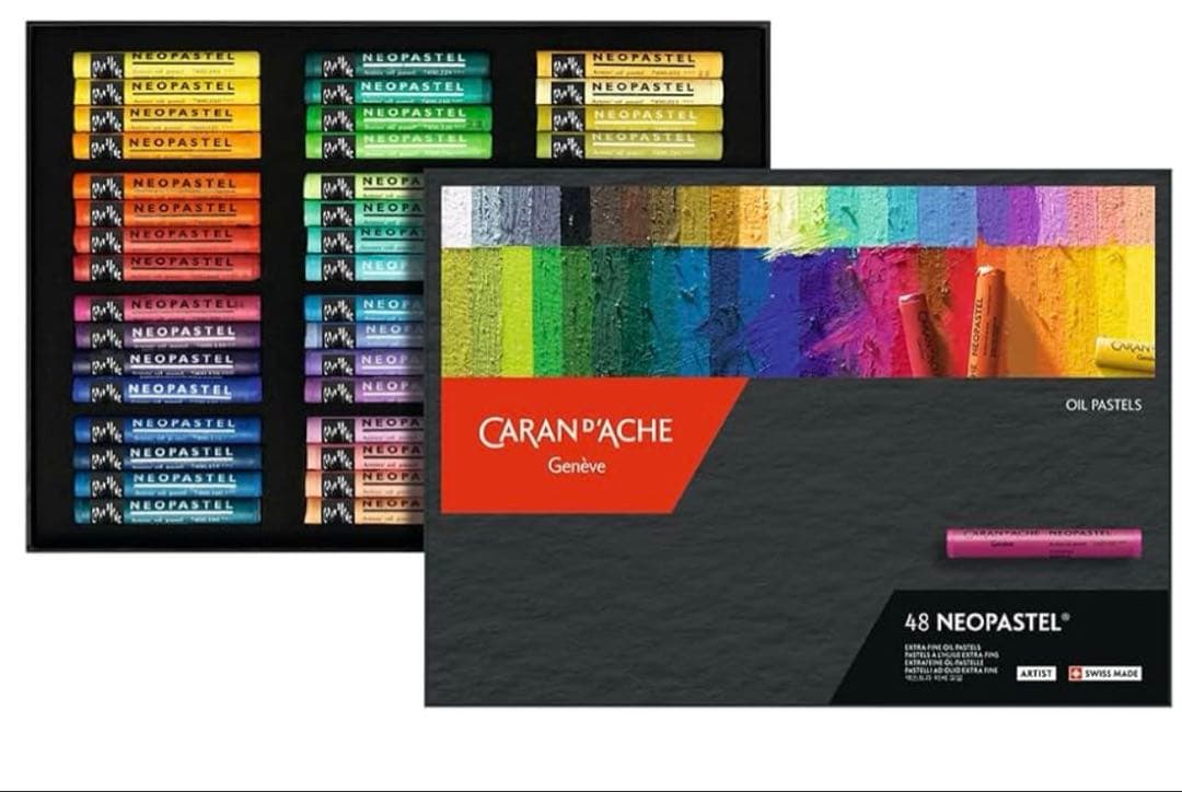 カランダッシュ　ネオパステル　オイルパステル48色