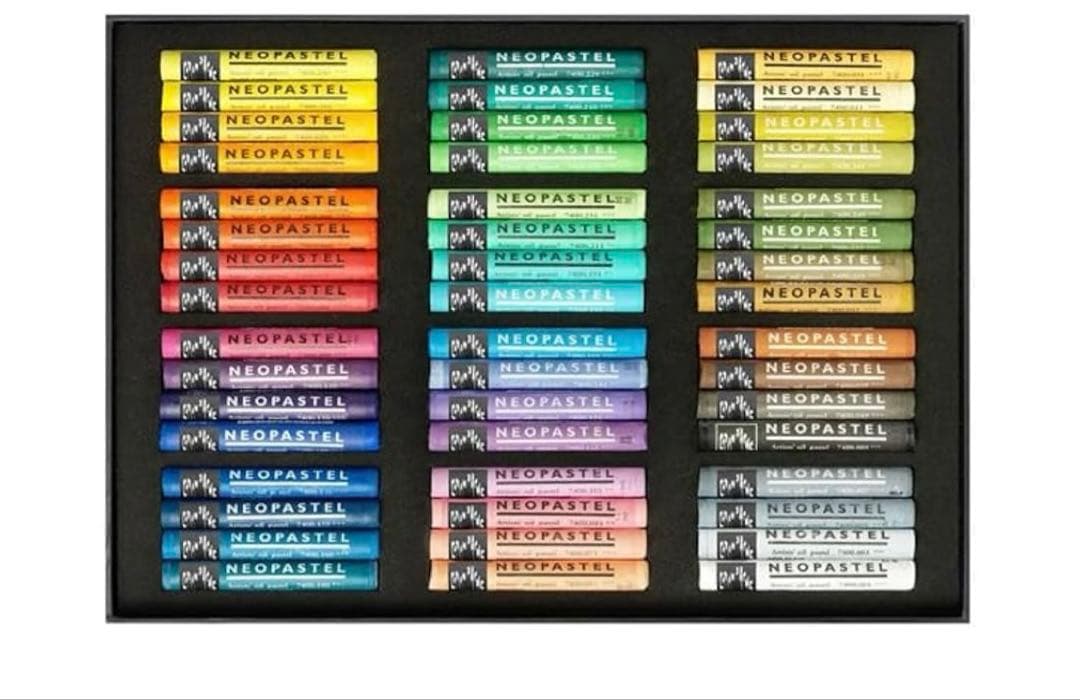 カランダッシュ　ネオパステル　オイルパステル48色