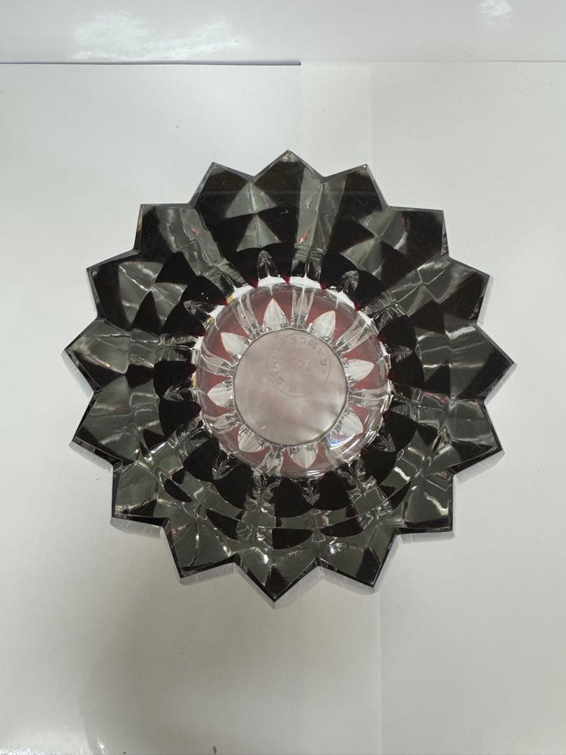 SAINT LOUIS サンルイ フランス製 花瓶 クリスタル フラワーベース