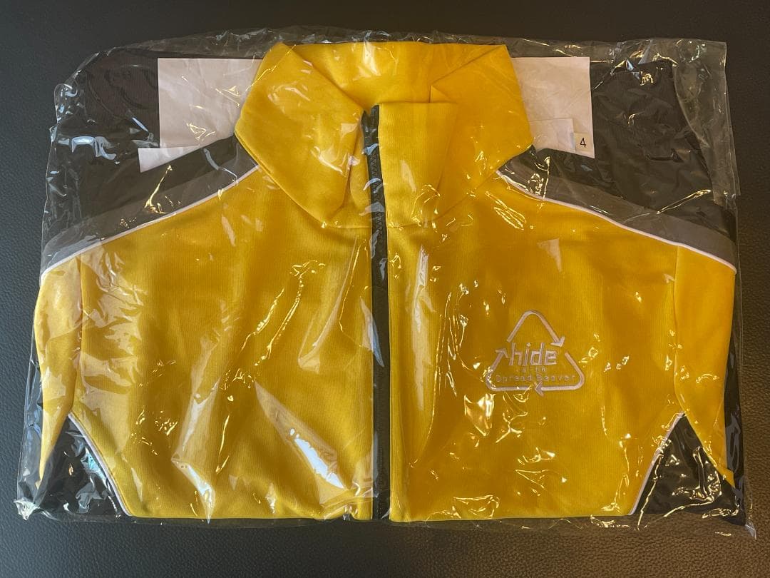正規品　サイズ４　hideサイドカーブジャージ　イエロー　LEMONeD