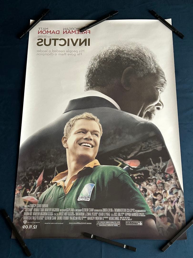 インビクタス/負けざる者たち　USオリジナル映画ポスター