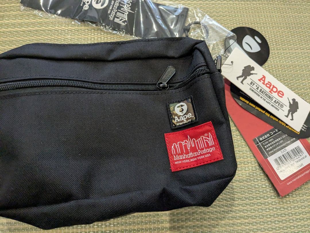 Aape ブラック ポーチ未使用