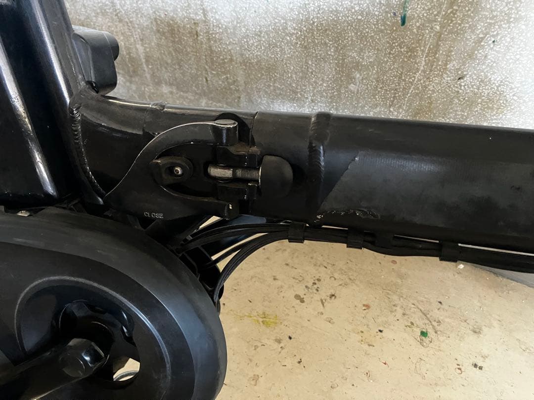 折りたたみ式電動アシスト自転車 黒 Panasonic パナソニック オフタイム