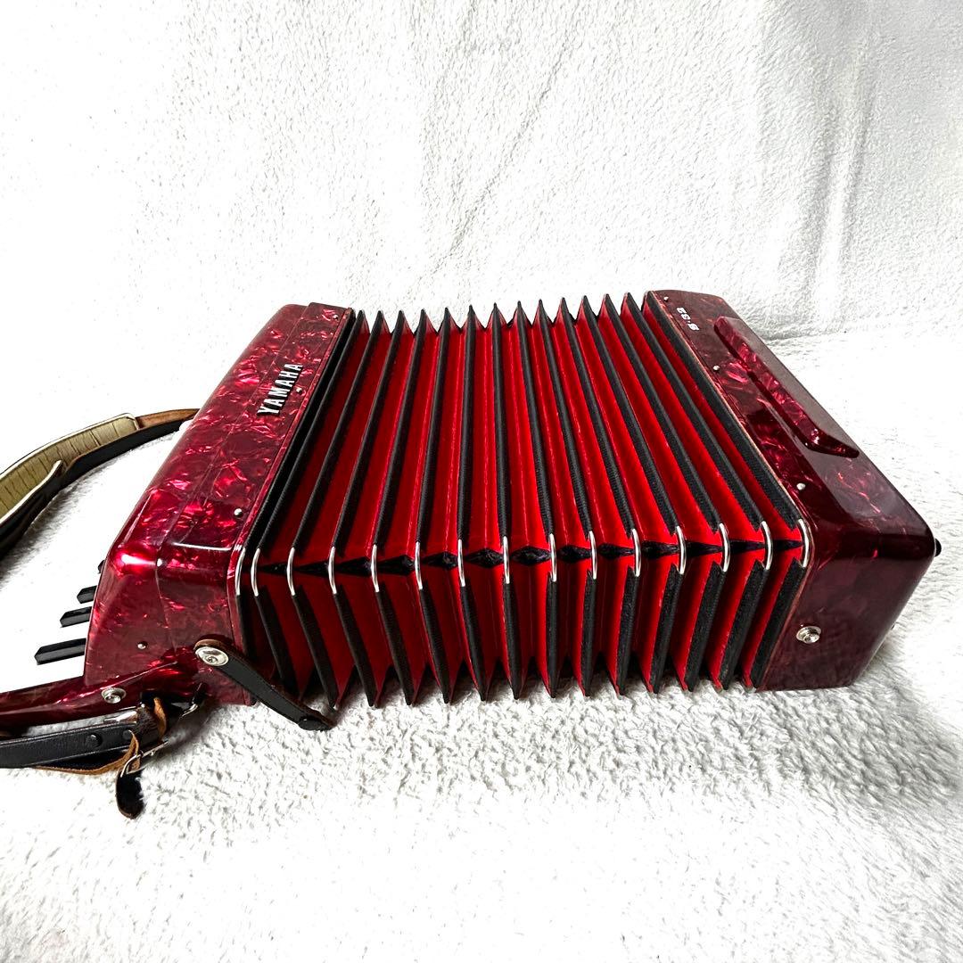 YAMAHA ヤマハ アコーディオン S-32 レッド 純正ケース付き
