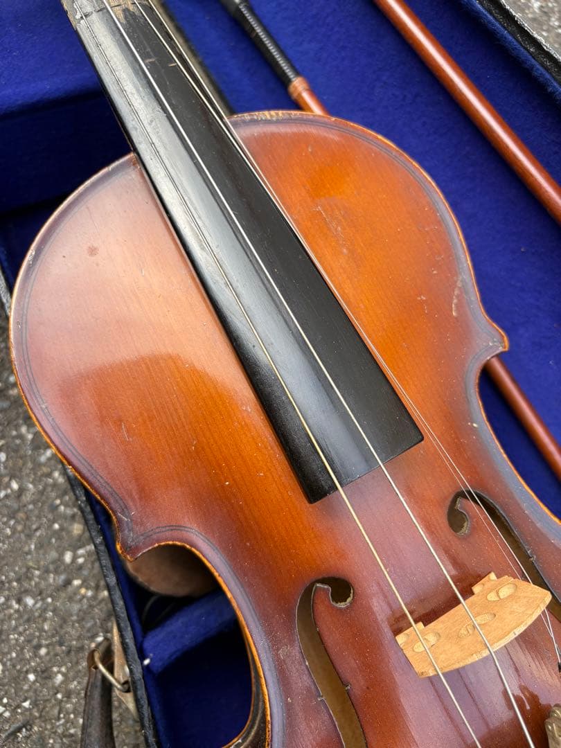 【現状品】バイオリン　ケース付き　年代物