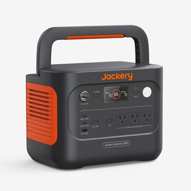 値下げ　新品未使用　ジャクリポータブル電源 1000New +ソーラーパネル