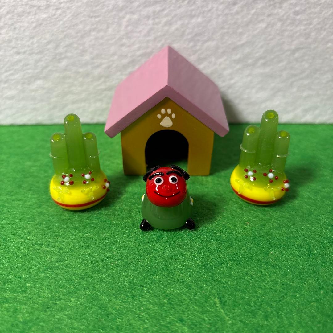 よっしー　ガラス細工　ミニチュア