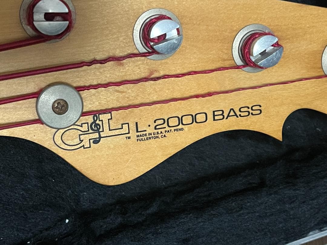 G&L USA L-2000 ベース　早い者勝ち！録音スタジオ使用の即演奏OK