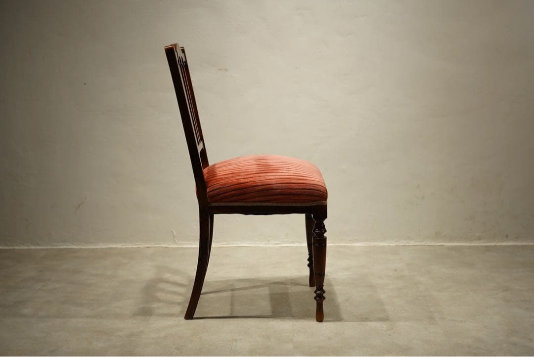 ルイ16世様式　サロンチェア　椅子　象嵌　インレイ　フランス　アンティーク