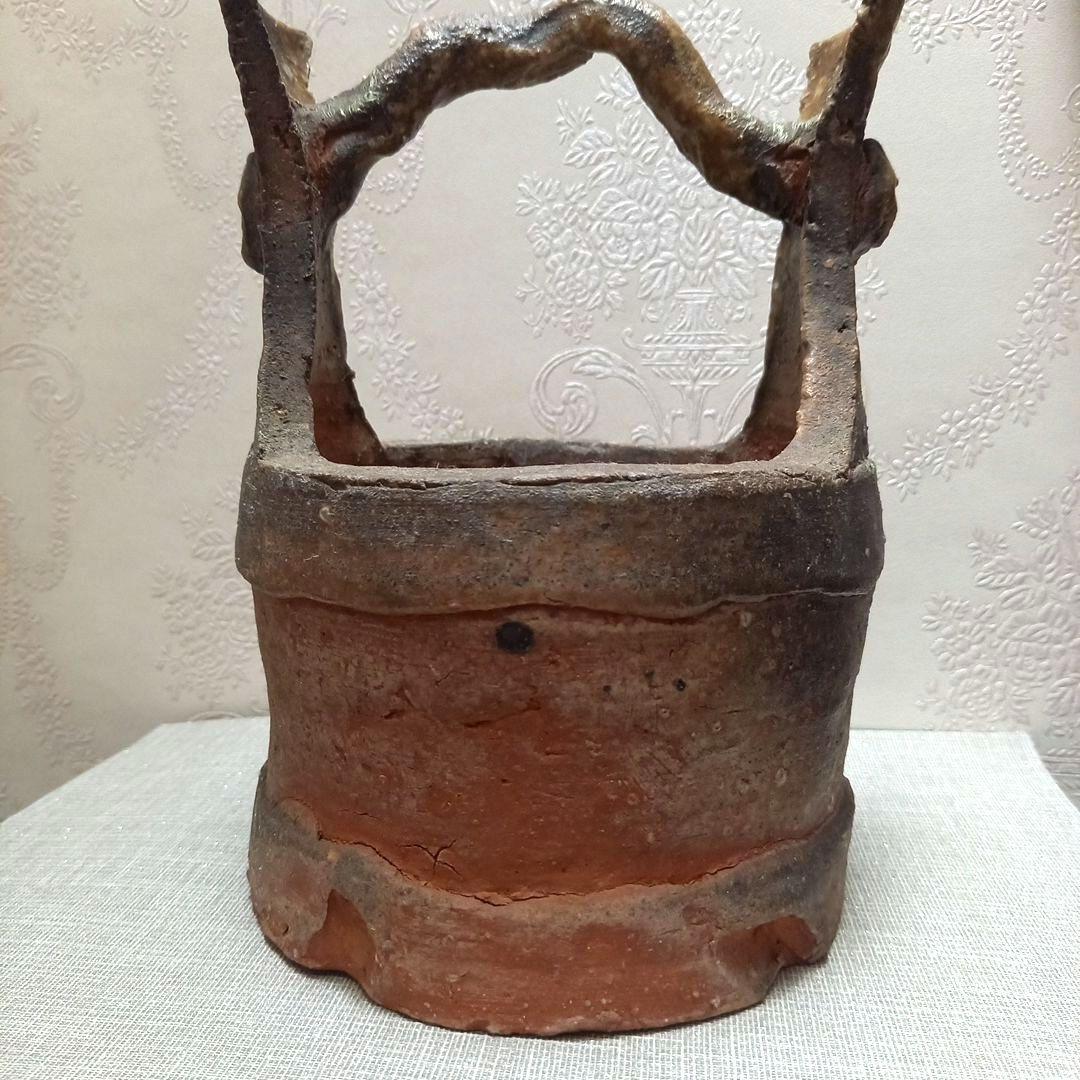 信楽焼　花入　幻窯　神崎紫峰