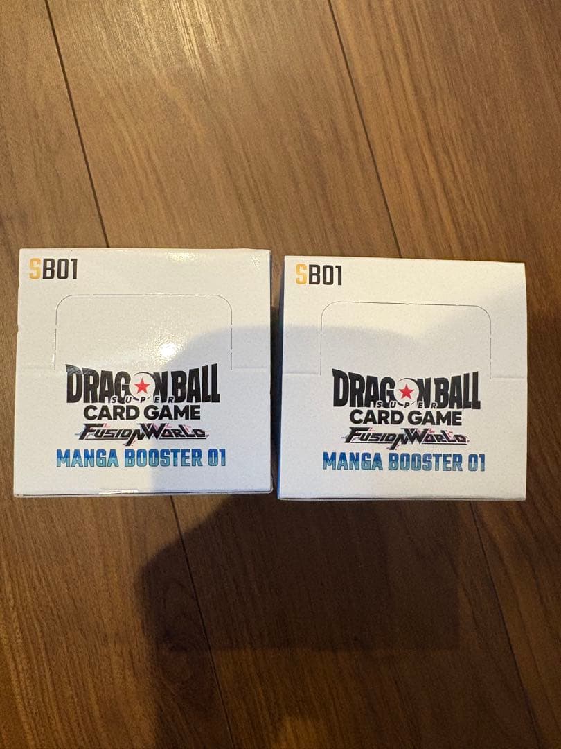 【未開封・テープ付き2箱】ドラゴンボール マンガブースター フュージョンワールド
