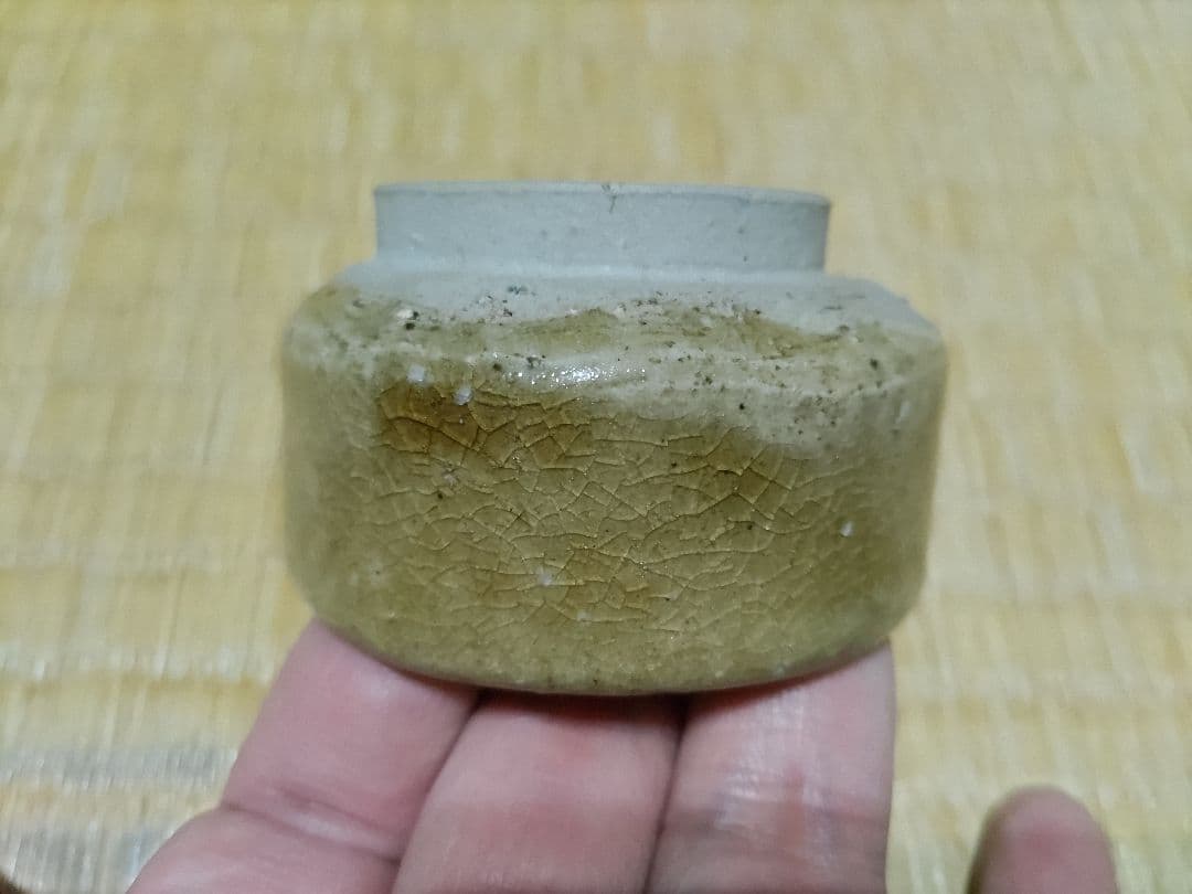 平安 東福寺 盆栽鉢 豆鉢 酒盃 京焼 珍品！ 無傷完品　角印　初代東福寺か？