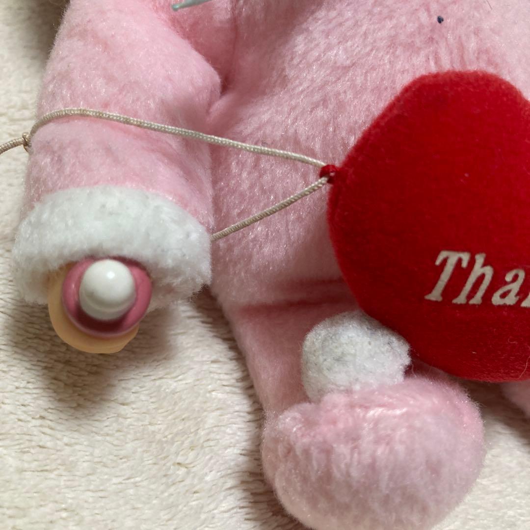 メッセージモンチッチペア　くま(For You) うさぎ(Thank You)