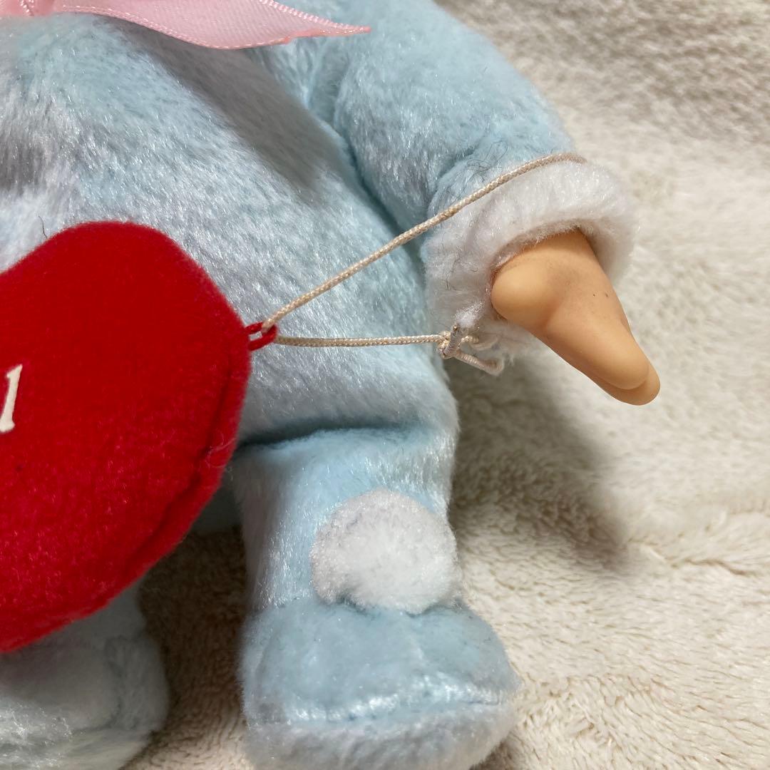 メッセージモンチッチペア　くま(For You) うさぎ(Thank You)