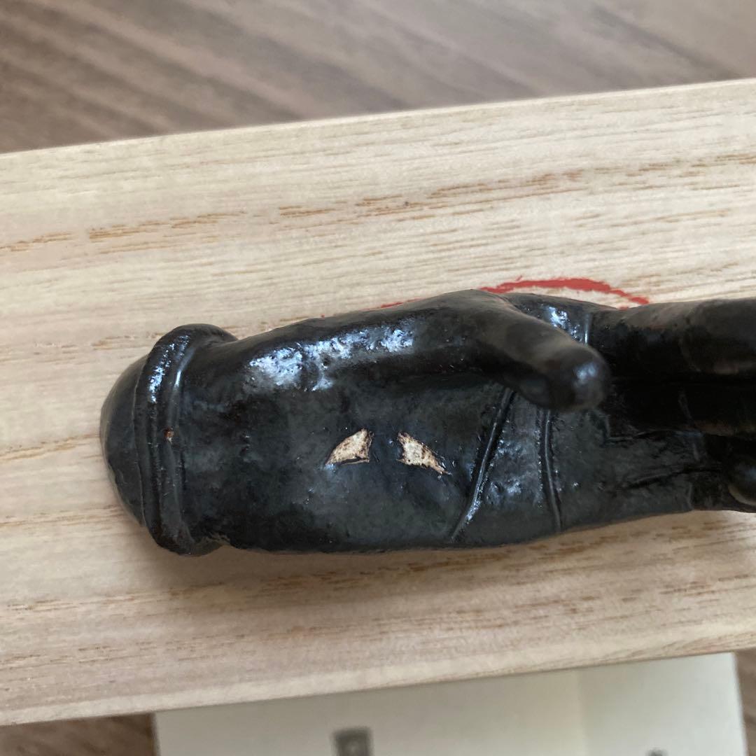 菊池克　仏手　置物 木箱付き　工芸