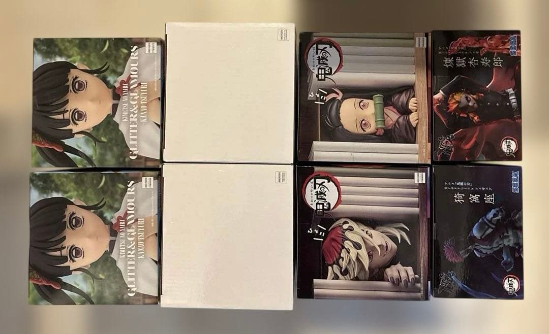 未開封 鬼滅の刃 プライズフィギュア まとめ売り 8点セット