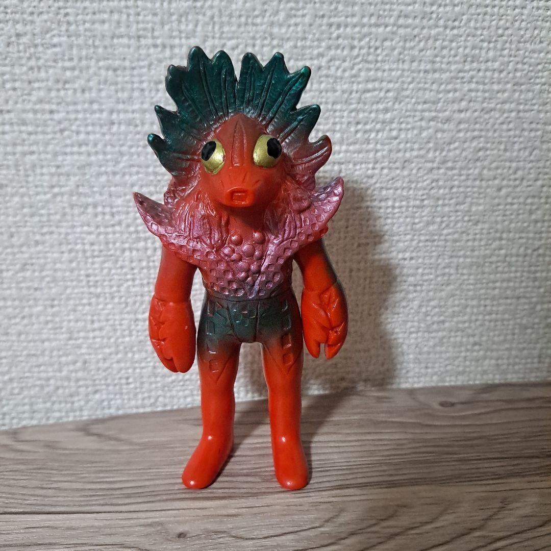ソフビ　ギロン人　マルサン　ミドルサイズ　当時　ウルトラマンA