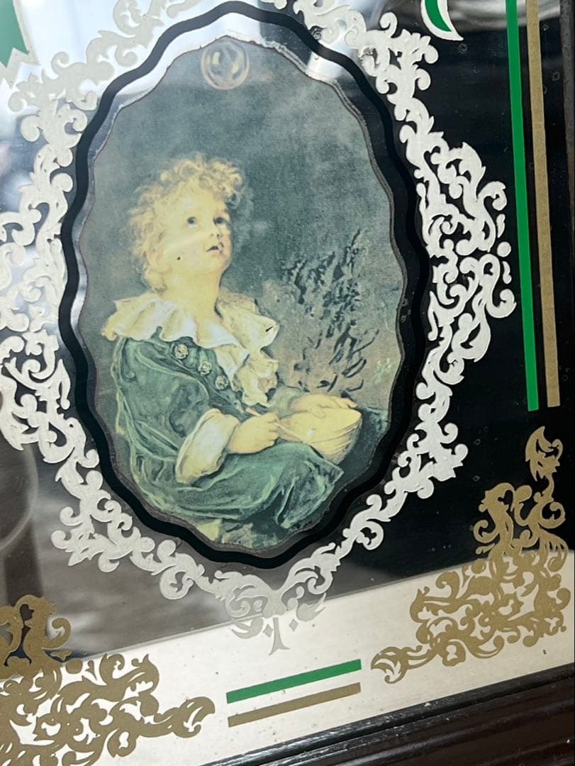 PEARS SOAP ヴィクトリアンアート ビンテージ パブミラー