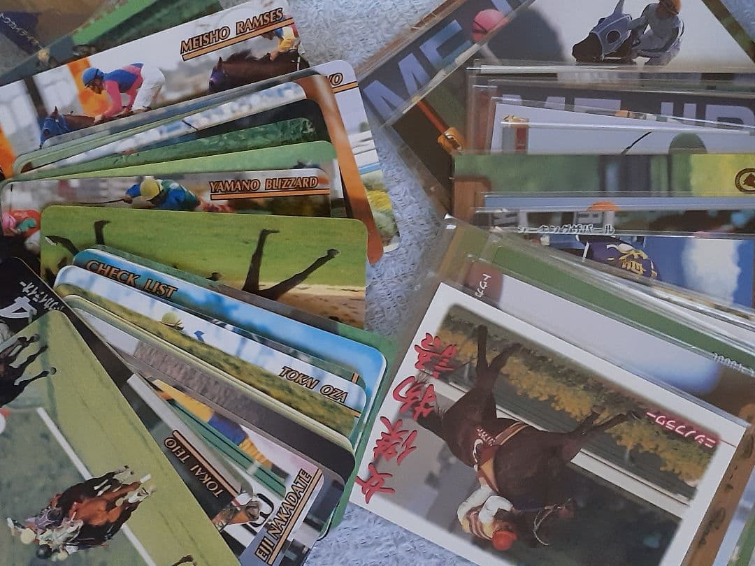 東ハト　競馬カード　テイエムオペラオーのフォルダ　カード200枚以上