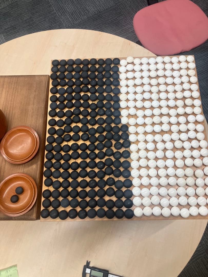 高級囲碁セット　40号碁石　5寸6分基盤