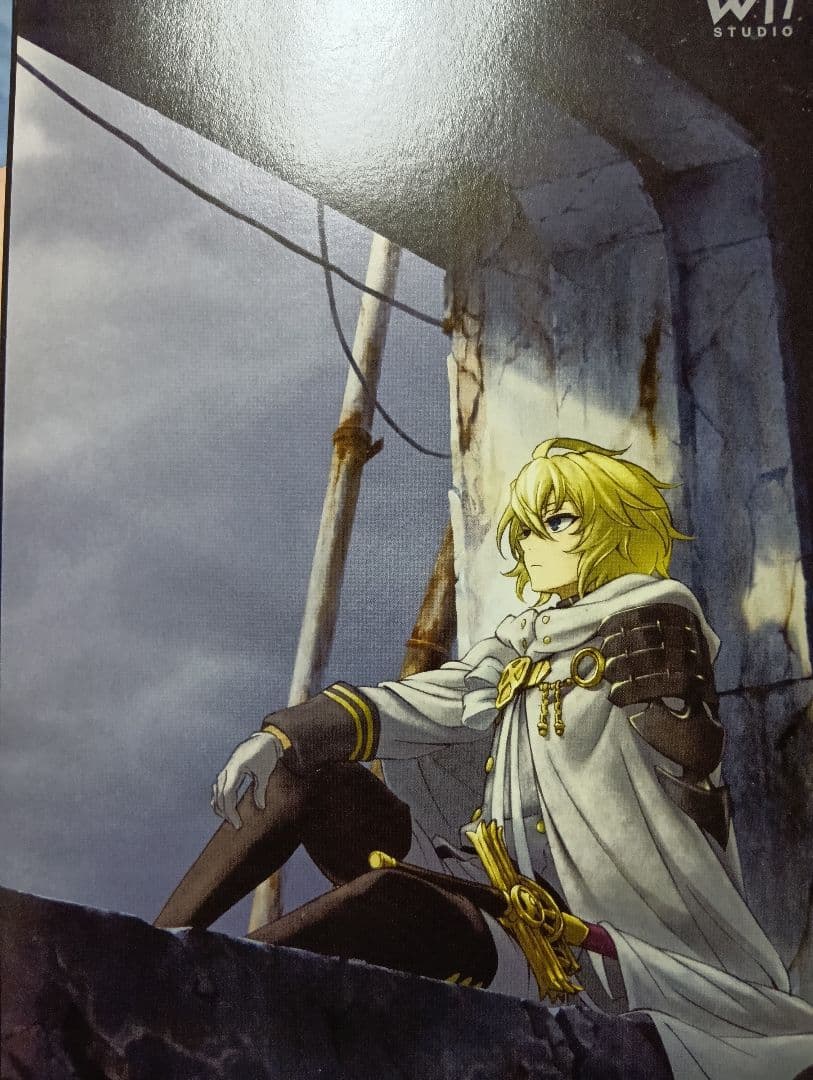 終わりのセラフ 設定資料集 コミケ89 限定 特典　設定資料集　 缶バッジ