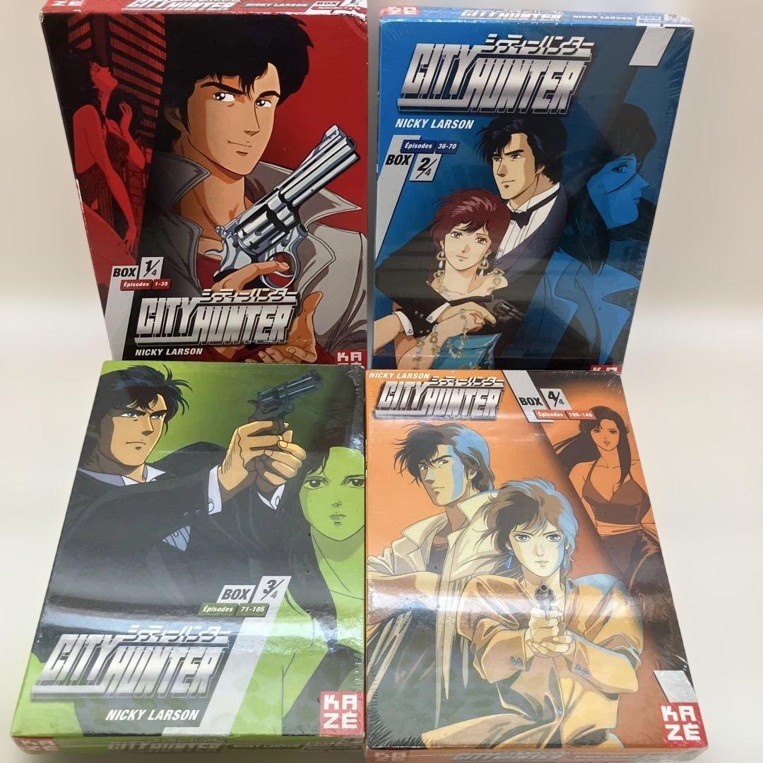 シティーハンター DVD ボックスセット 全4巻　CITY HUNTER アニメ