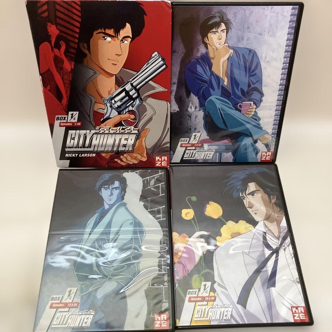 シティーハンター DVD ボックスセット 全4巻　CITY HUNTER アニメ