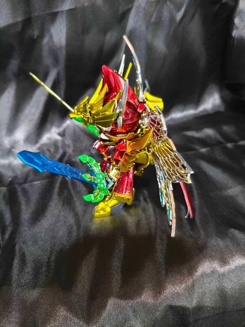 SDガンダム三国伝 (塗装済み) 機武帝 紅蓮装 曹操ガンダム ❗オマケ付き❗