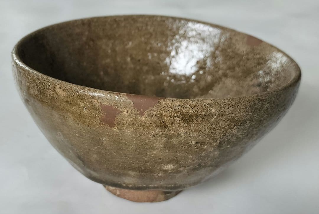 古唐津　小山路青手茶碗(発掘手)　④