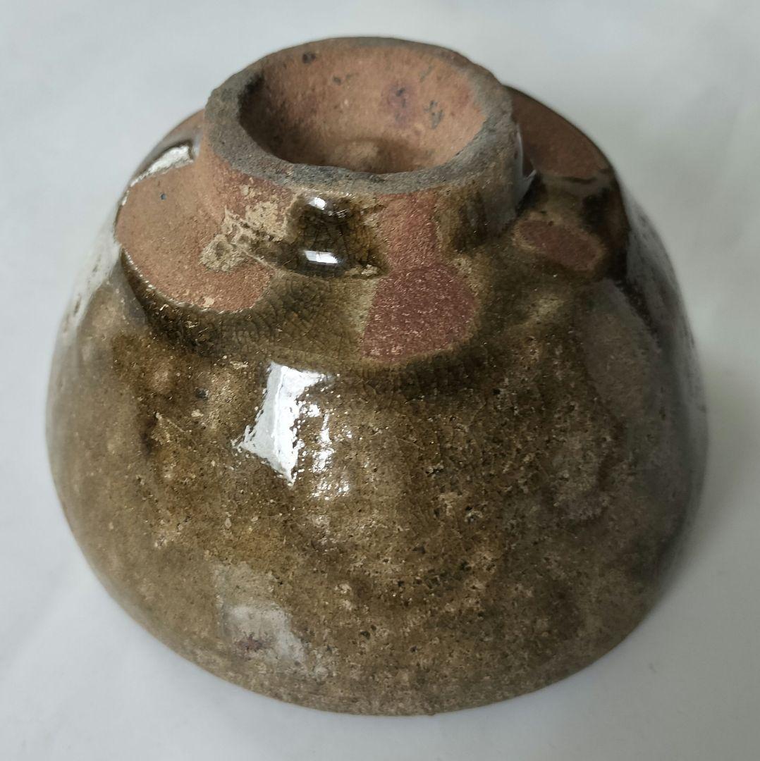 古唐津　小山路青手茶碗(発掘手)　④