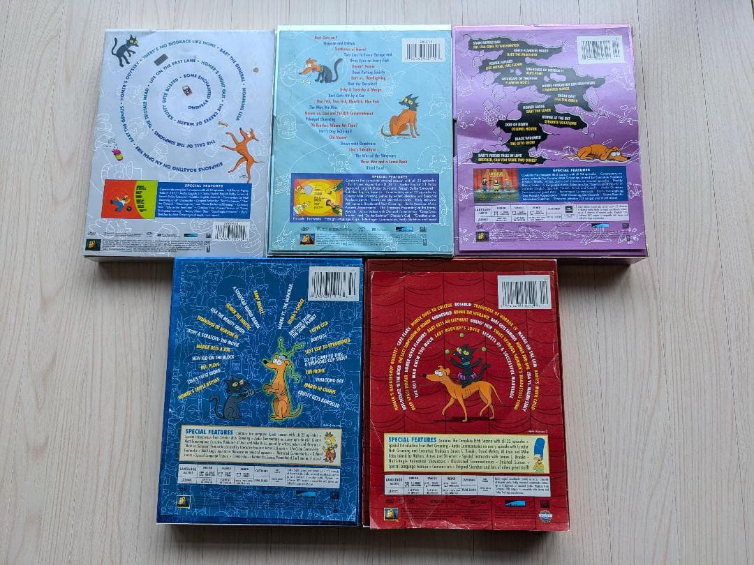 The Simpsons ザ・シンプソンズ 第1-17、20巻 DVD 北米版