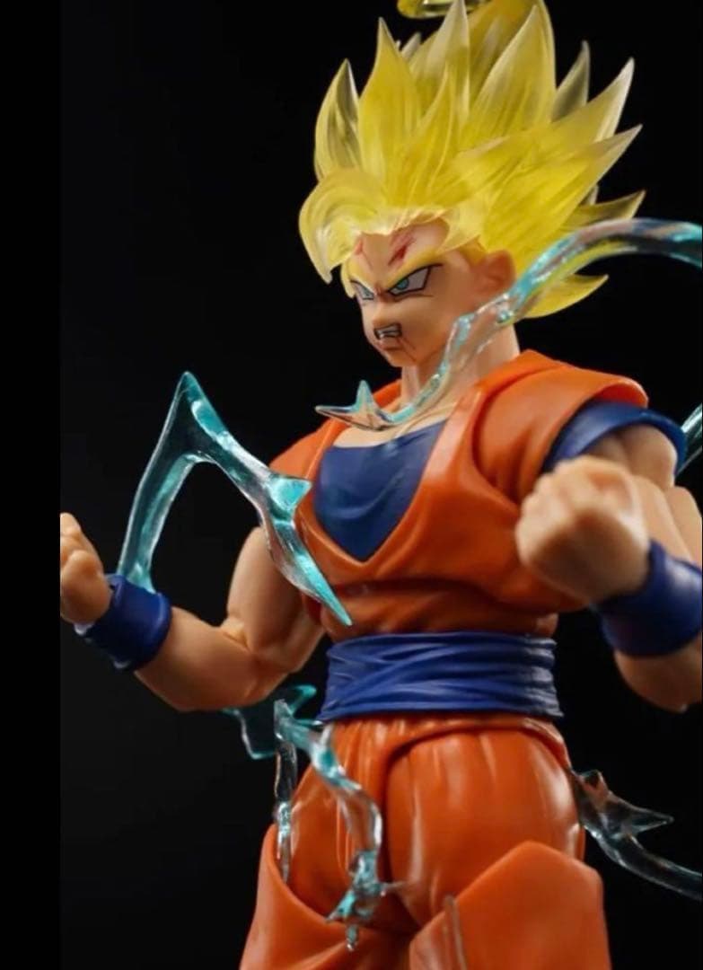 S.H.Figuarts用 孫悟空スパーサイヤ人2 ヘッドパーツ　クリア