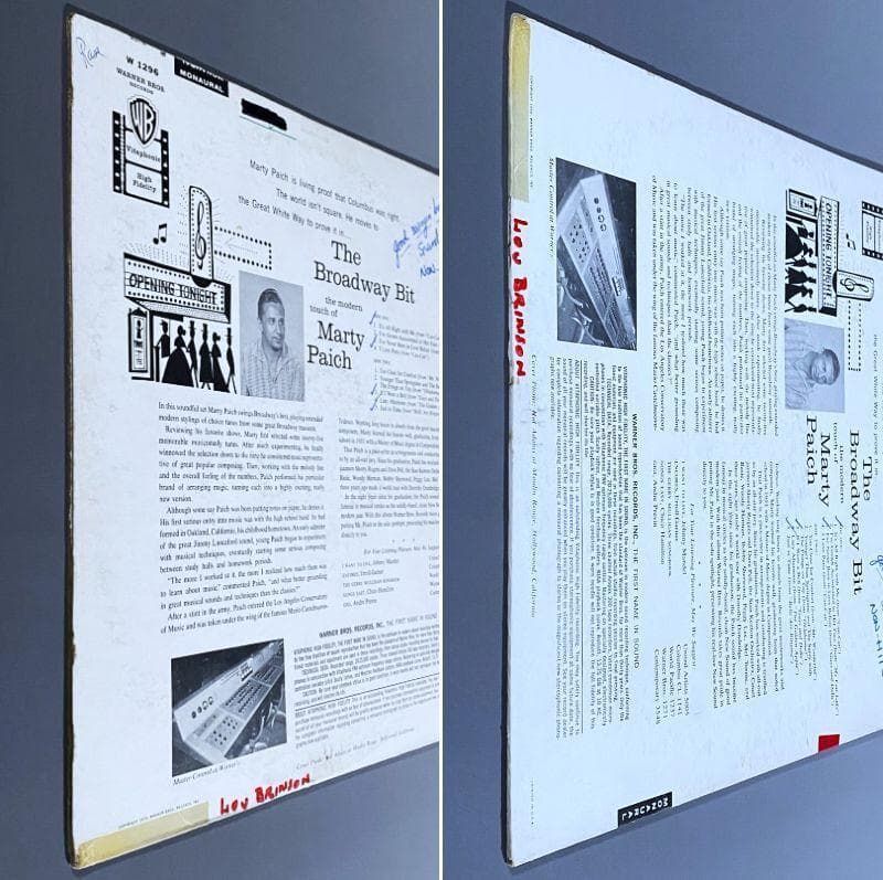 ★超希少プロモ盤【USオリジナル／MONO／深溝DG】マーティ・ペイチ／踊り子