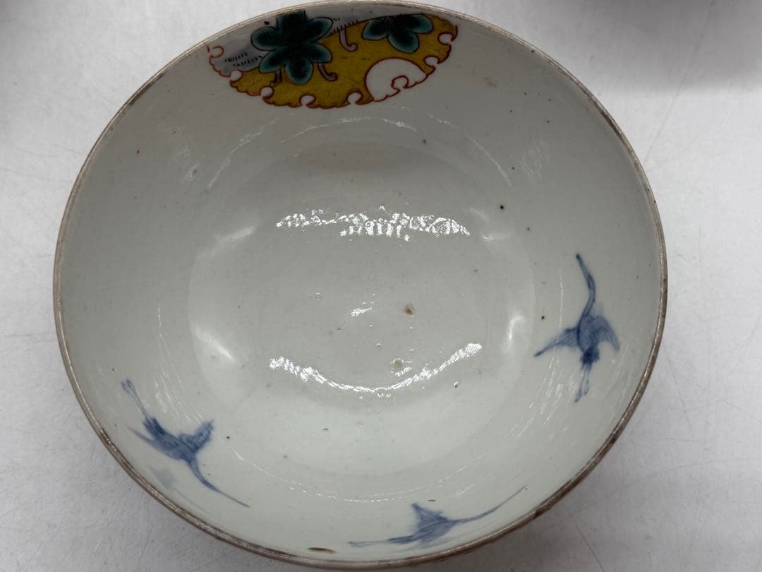 江戸　伊万里錦絵蓋茶碗5点② アンティーク　送料込み251112