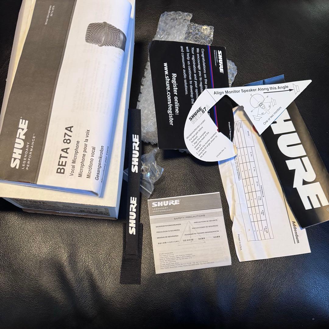 配信機器・PA機器・レコーディング機器 SHURE BETA87A