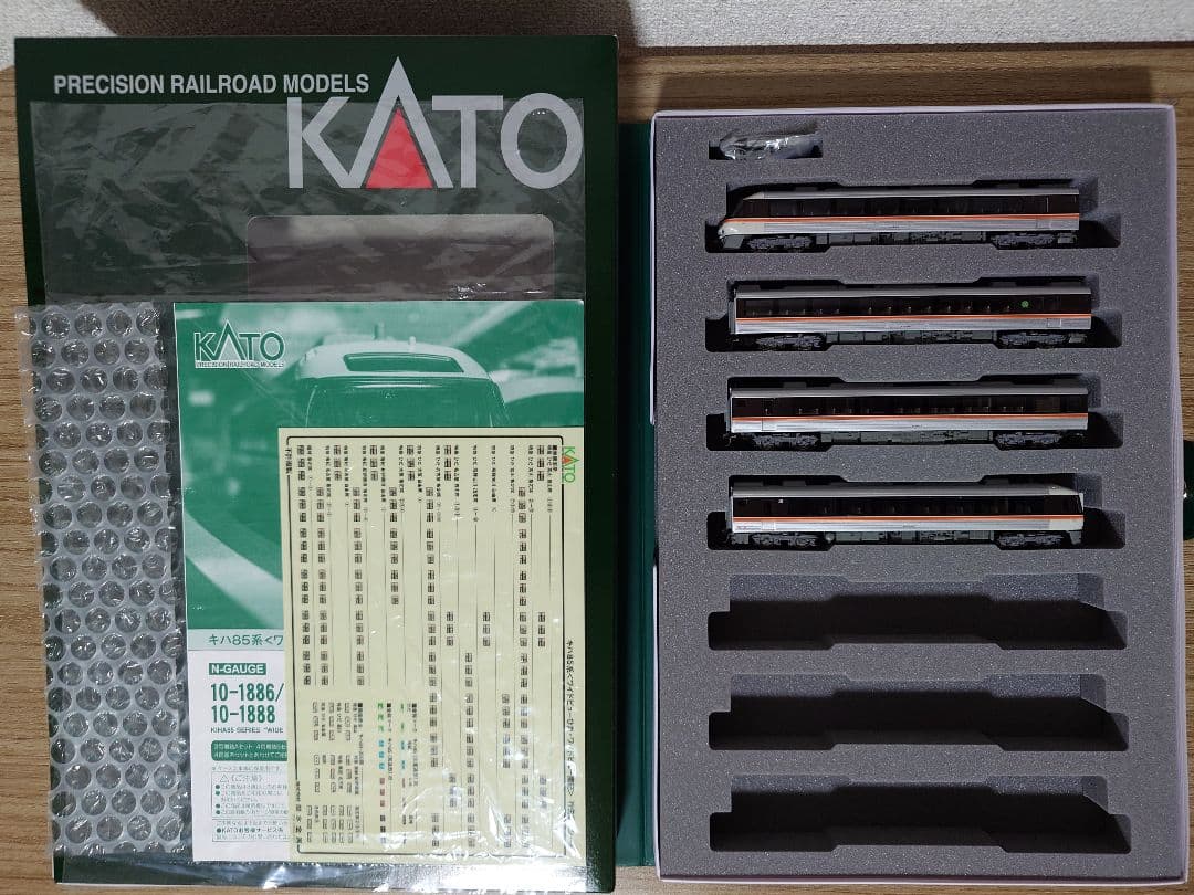 KATO 10-1886 キハ85系 ワイドビューひだ、南紀 4両基本セット