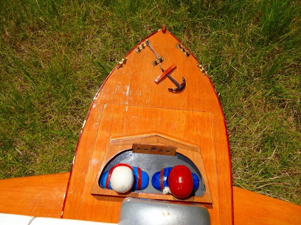 非常に手の込んだ作り　オリジナル飛行艇　ラジコン水上機　スパン1410mm