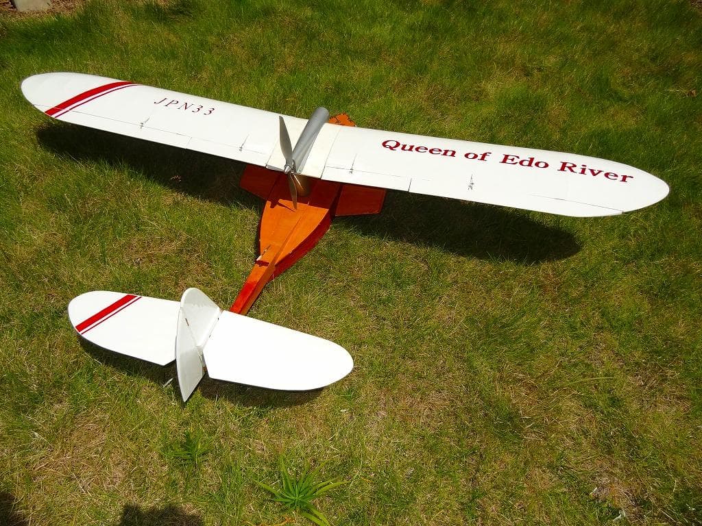 非常に手の込んだ作り　オリジナル飛行艇　ラジコン水上機　スパン1410mm