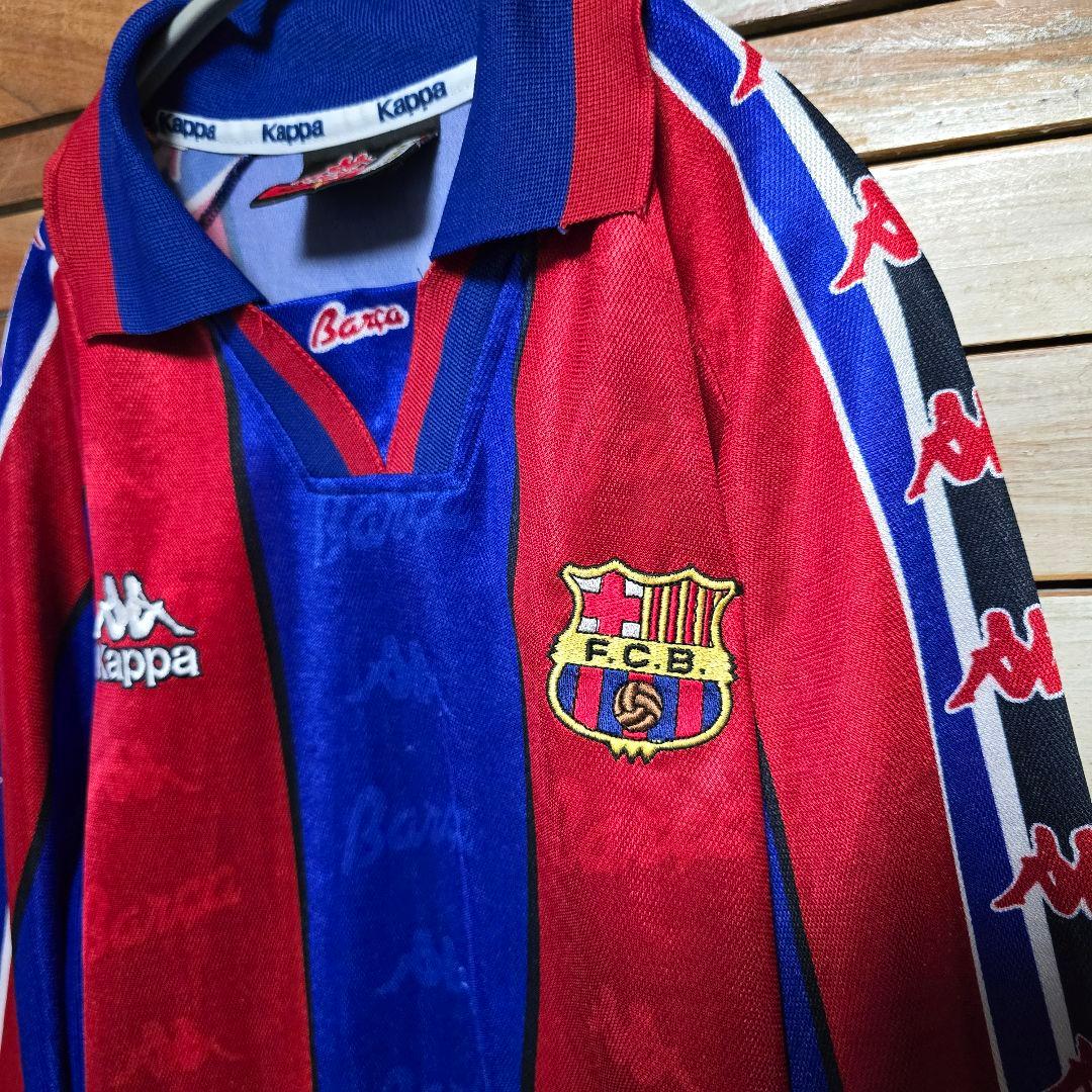 バルセロナ Kappa 長袖 ユニフォーム XLサイズ 希少 ヴィンテージ 古着