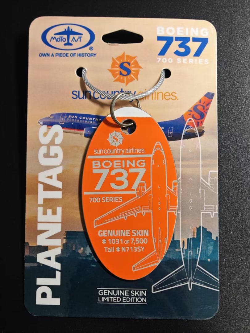 SY サンカントリー航空 Planetags B737