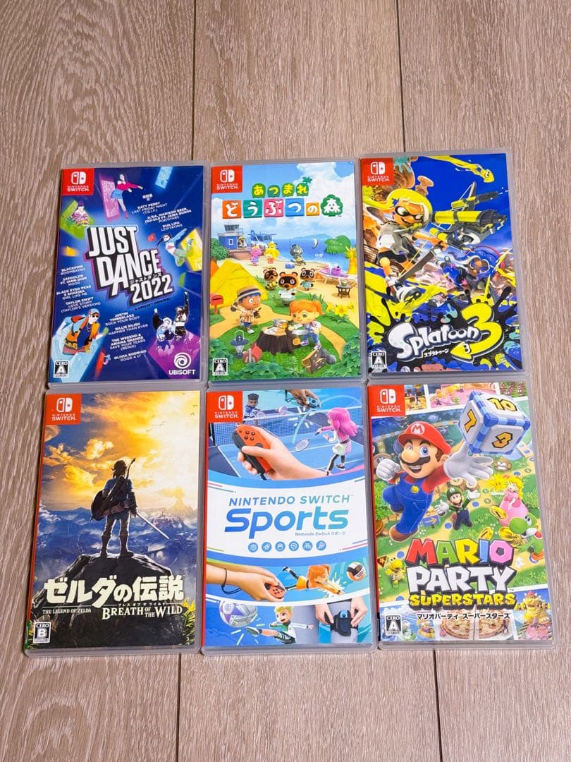ニンテンドースイッチNintendo Switch 本体とソフト6本 まとめ売り