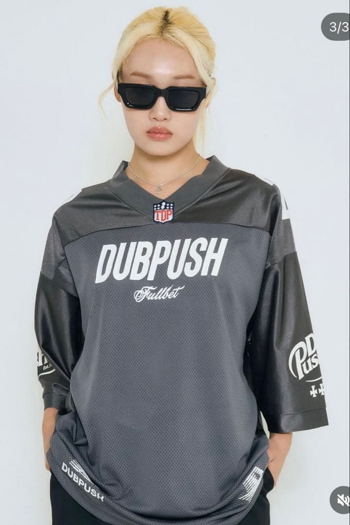 タイン　ダブルプッシュ　ゲームシャツ　アメフトシャツ　ホッケーシャツ　メッシュ