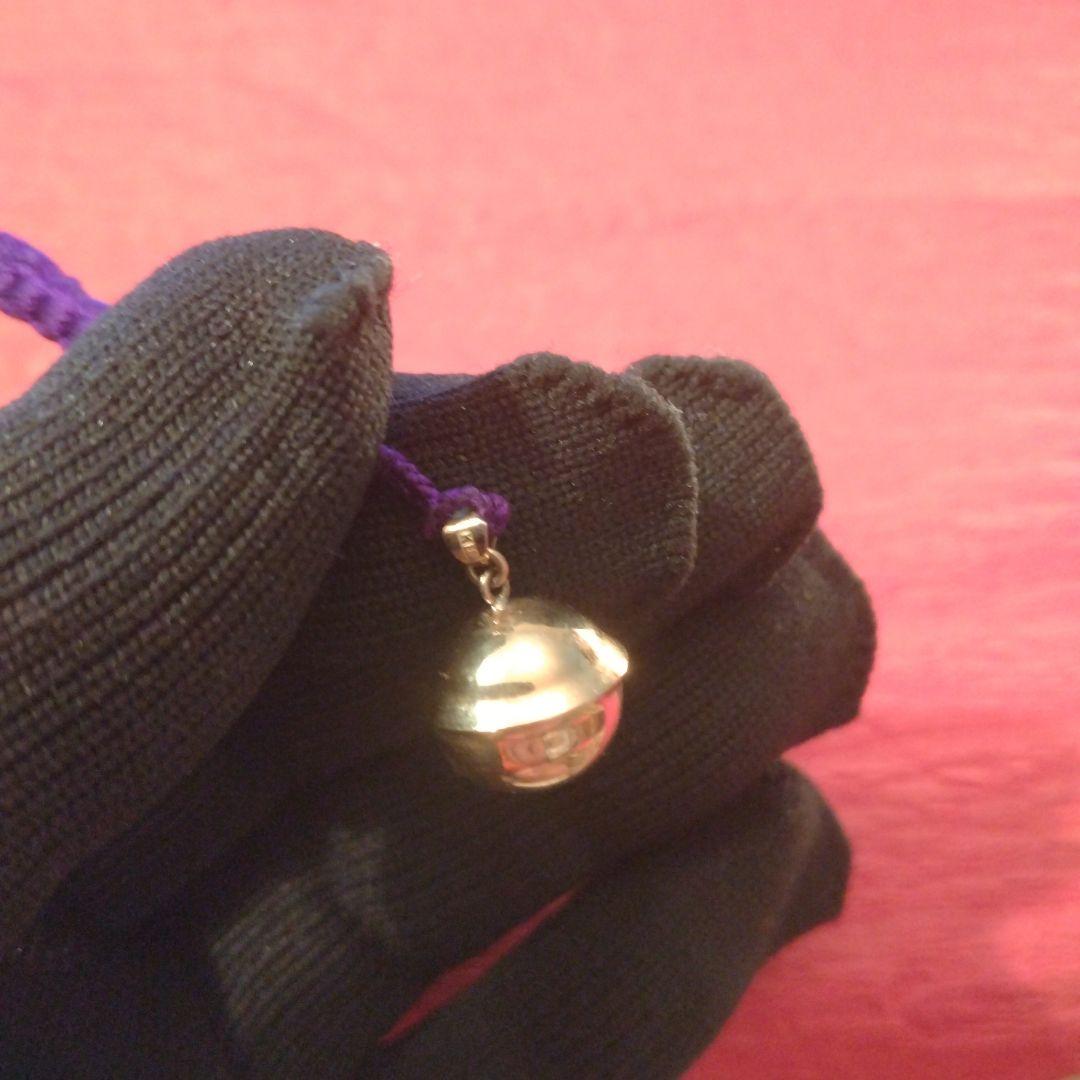 お値下げ　K18　鈴　根付　ストラップ