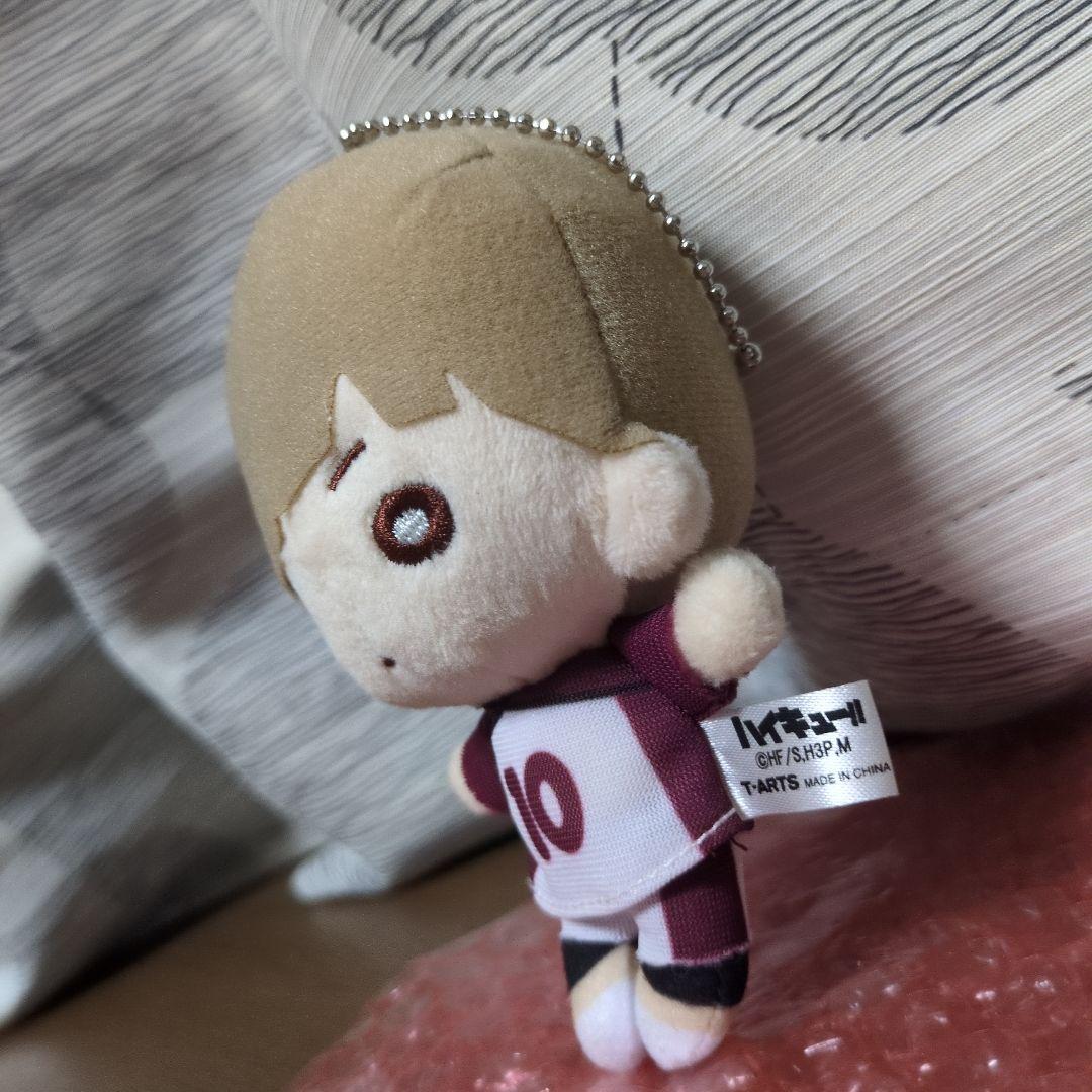 ハイキュー　にとたん　白布賢二郎　ぬいぐるみ　ボールチェーン