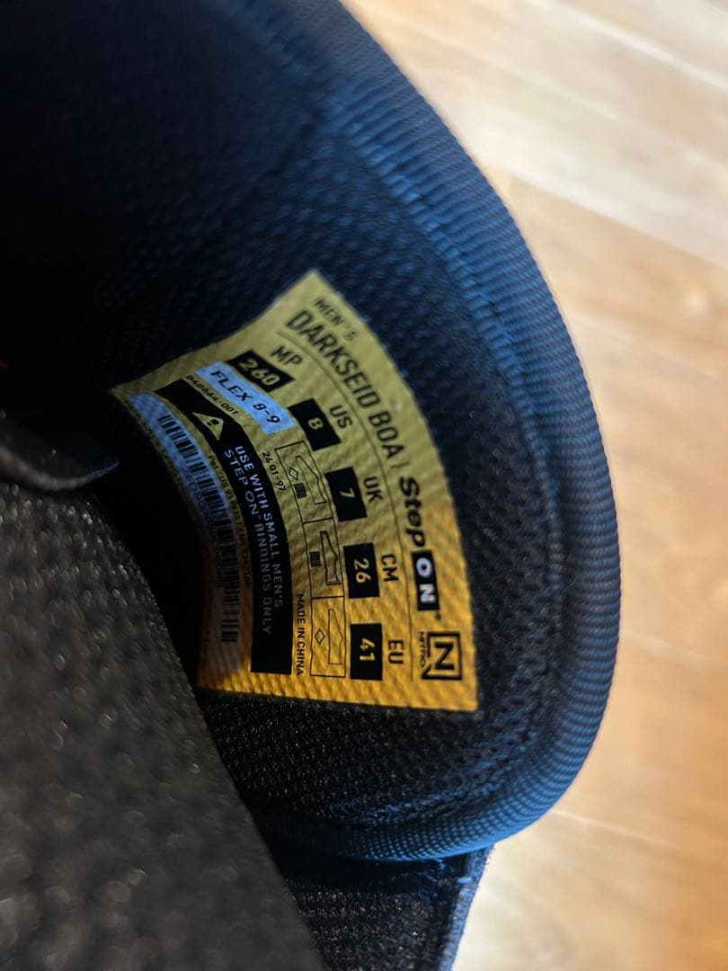 スノーボード nitro DARKSEID StepOn BOA 26cm