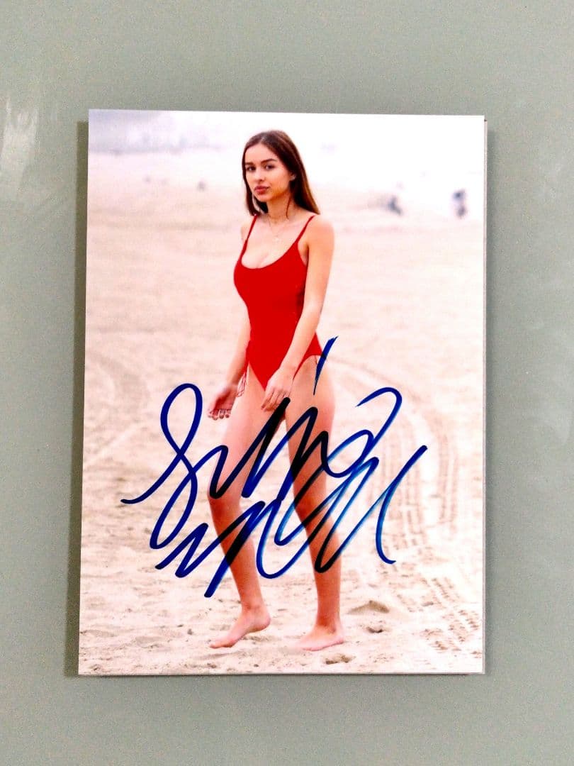 セール中…ソフィー・マッド直筆サイン入り2Lサイズ写真…Sophie Mudd…