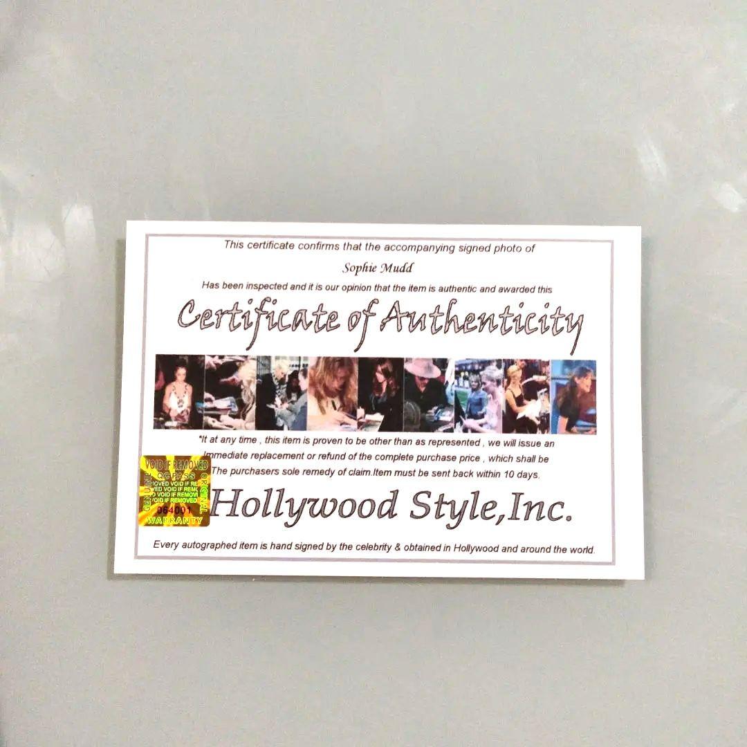 セール中…ソフィー・マッド直筆サイン入り2Lサイズ写真…Sophie Mudd…